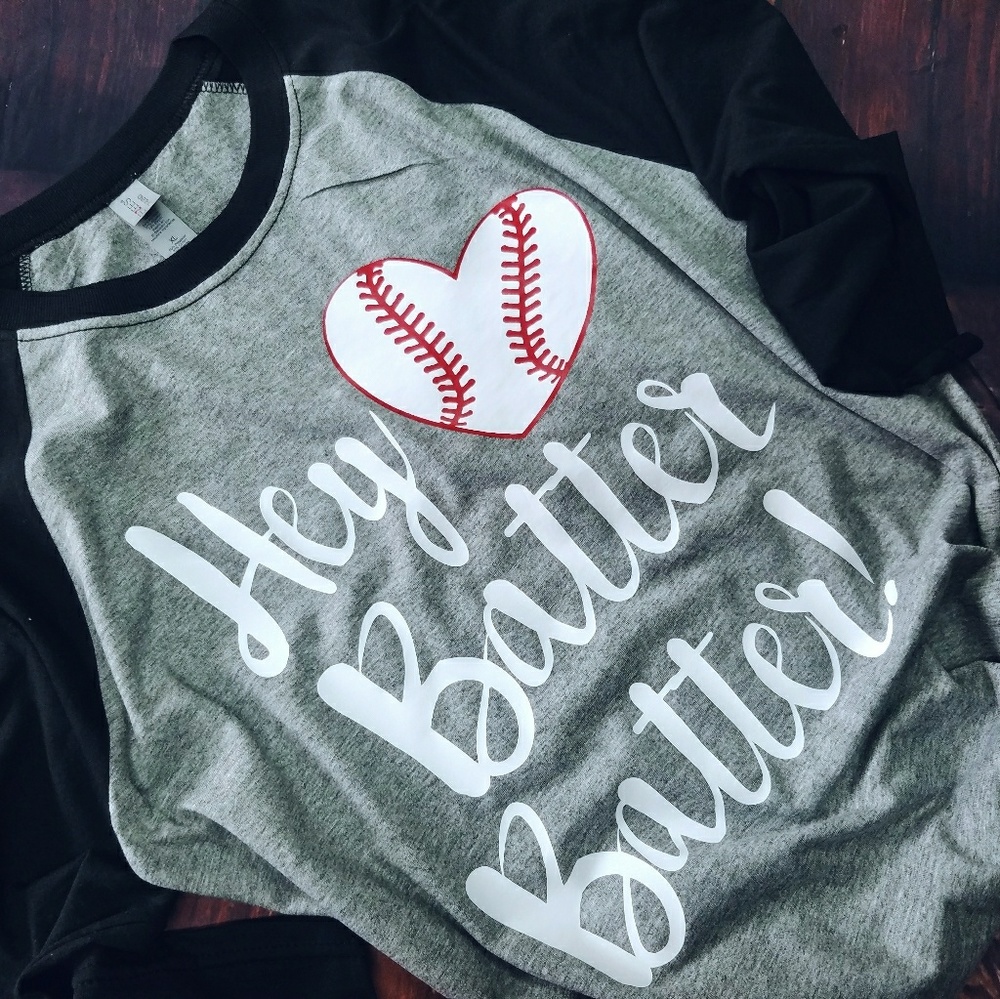 Custom women's baseball or softball raglan